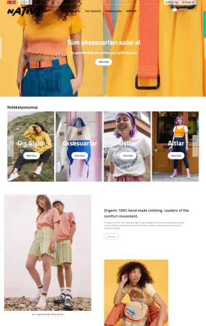 BTema 11 hazır e-ticaret sitesi tasarımı