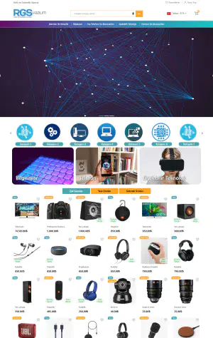 BTema 12 hazır e-ticaret sitesi tasarımı