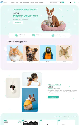 BTema 4 hazır e-ticaret sitesi tasarımı