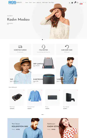 CTema 12 hazır e-ticaret sitesi tasarımı