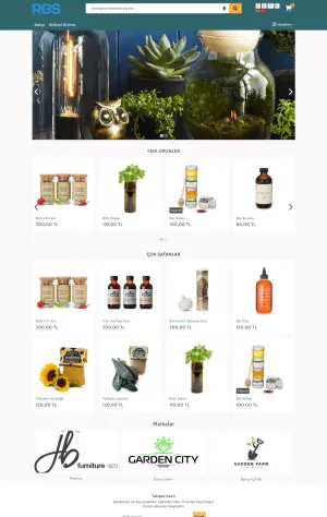 CTema 8 hazır e-ticaret sitesi tasarımı